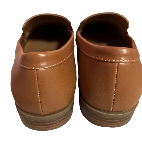 Women's Clover Slip On Loafers - A New Day Cognac Women’s 9.5 - Picture 6 of 6